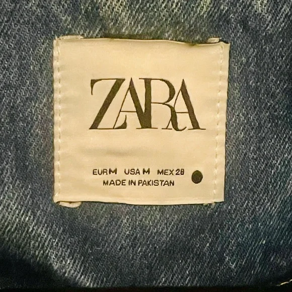 Zara Indigo Denim Jacket - Picture 2 of 8